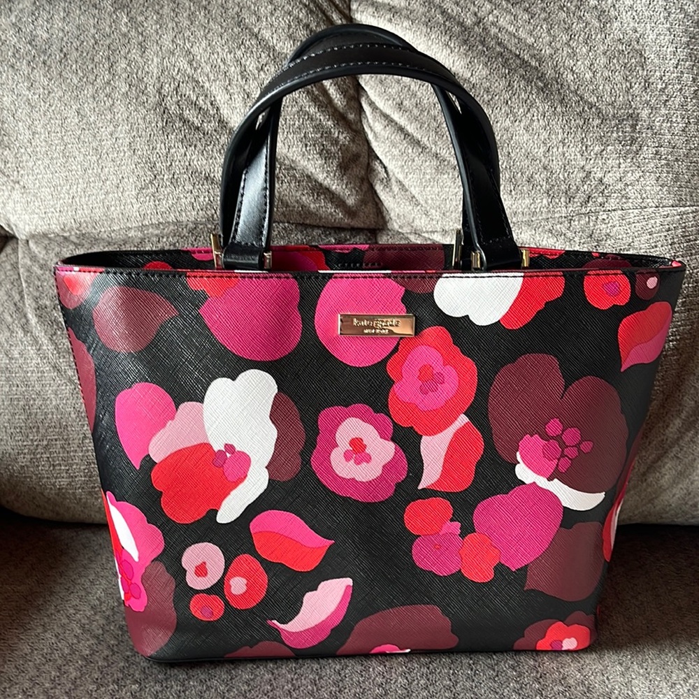 NWOT Kate Spade Juno Grant Street Floral Satchel Tote